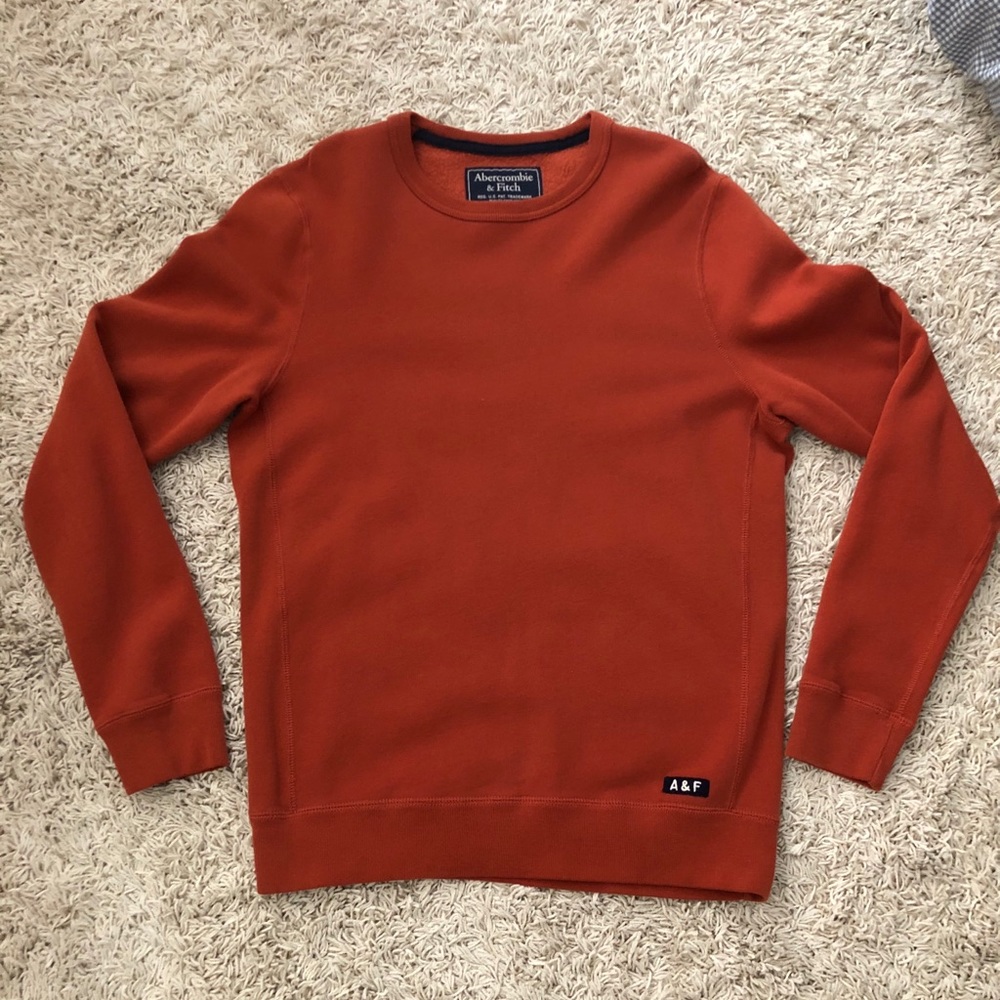 Abercrombie & Fitch SUPER SOFT orange sweater
